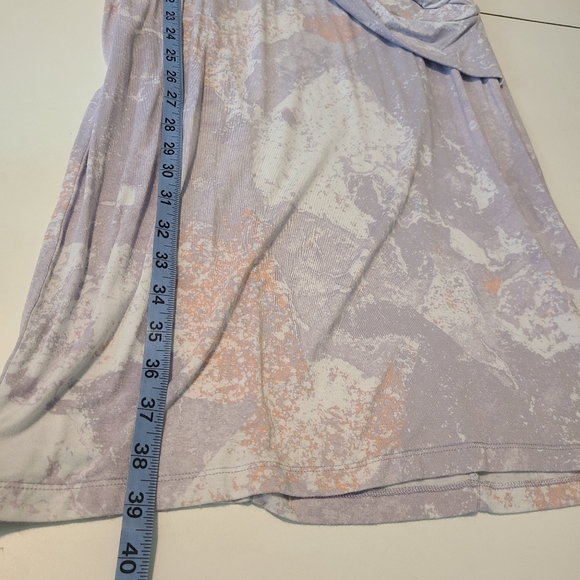 H By Halston Vneck Drap Front Dress - Picture 4 of 6